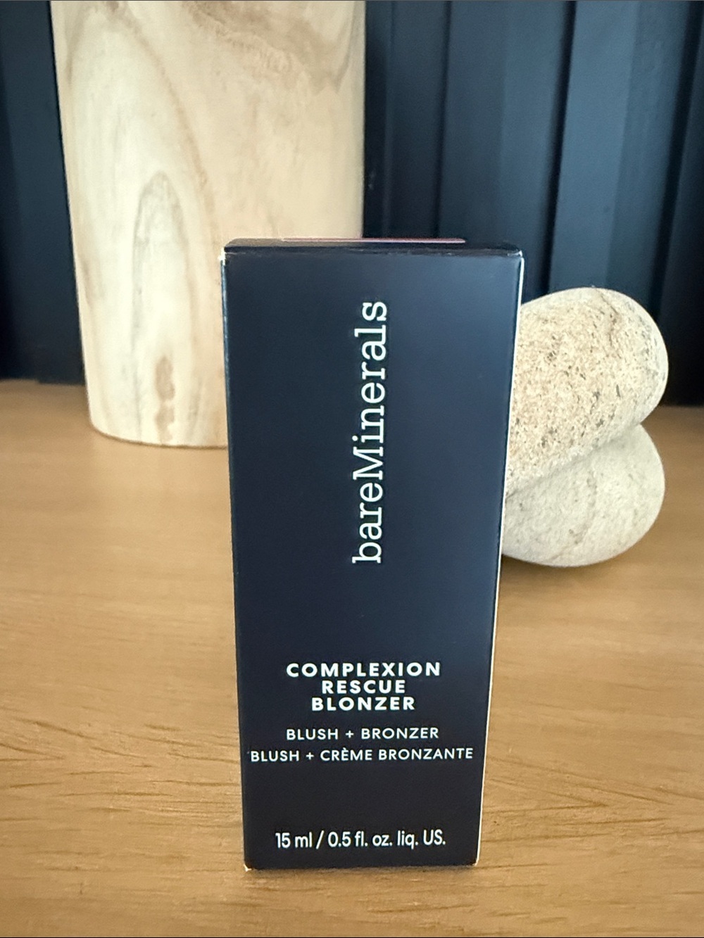 bareMinerals Complexion Rescue Liquid Blonzer Blush + Bronzer Kiss of Mauve NIB